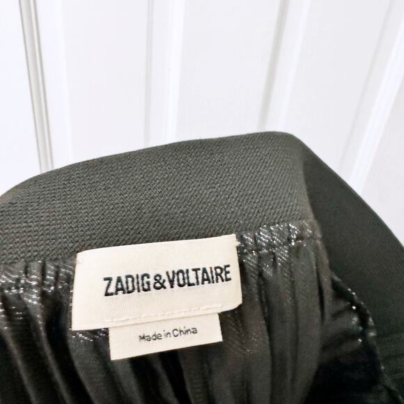 ZADIG & VOLTAIRE Joyce Lurex Skirt - Picture 9 of 11